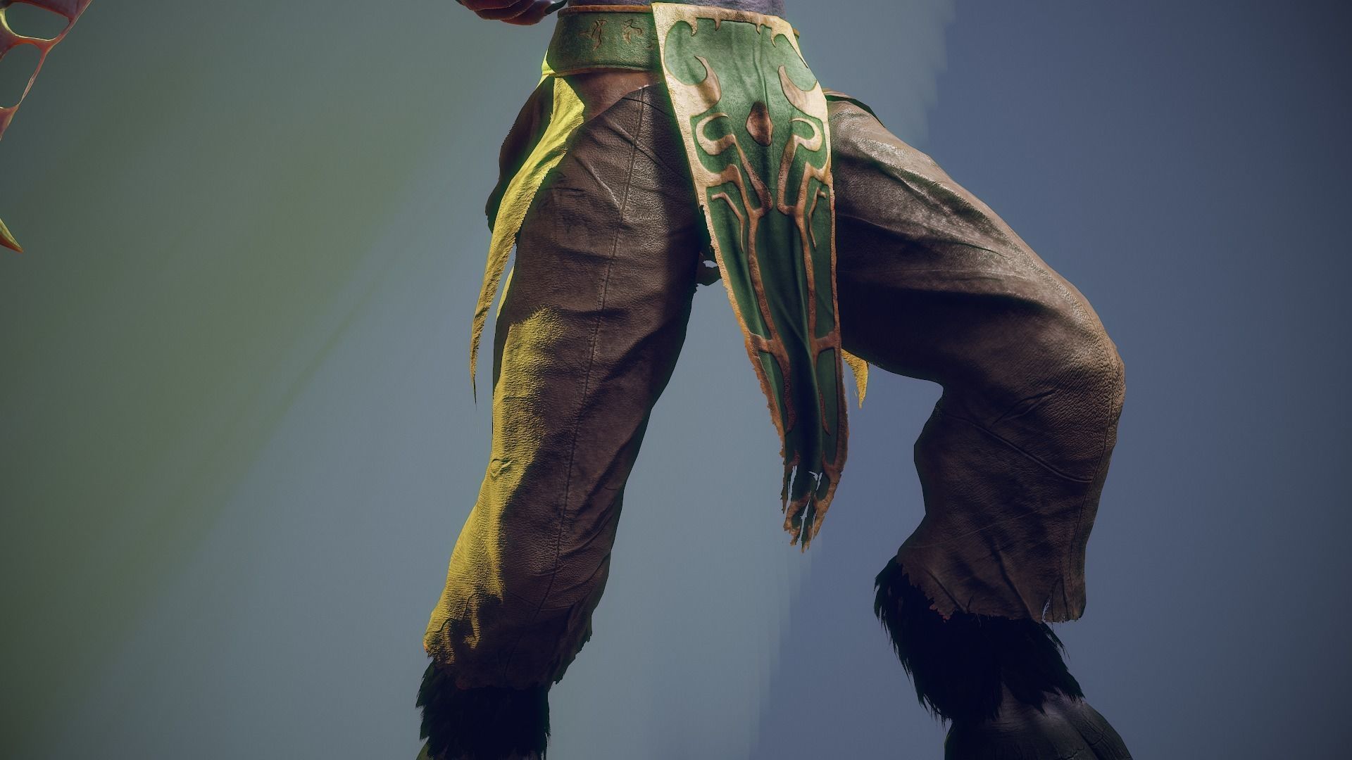 Illidan stormrage realistic Triple A quality Low-poly 3D model_8