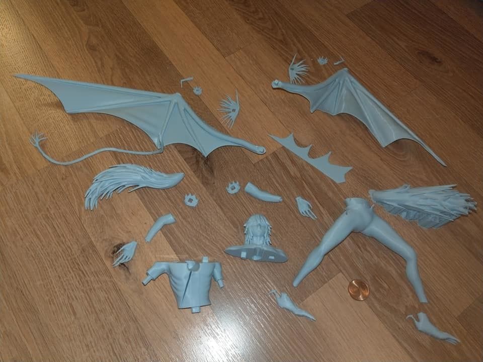 Ulquiorra resurection vs Ichigo Hollow Free 3D print model_8