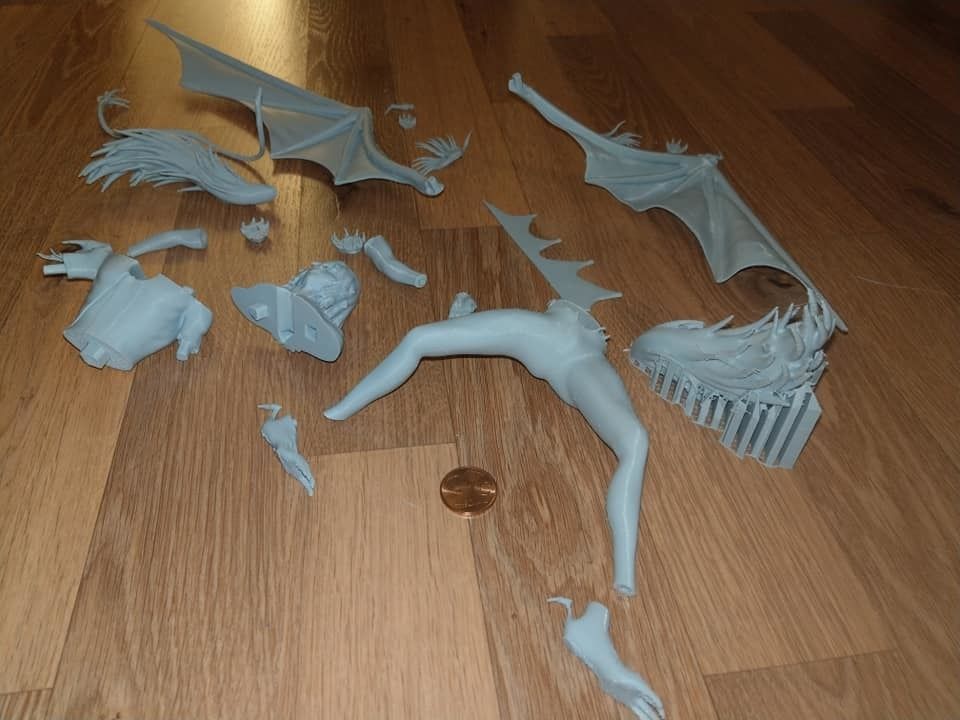 Ulquiorra resurection vs Ichigo Hollow Free 3D print model_10