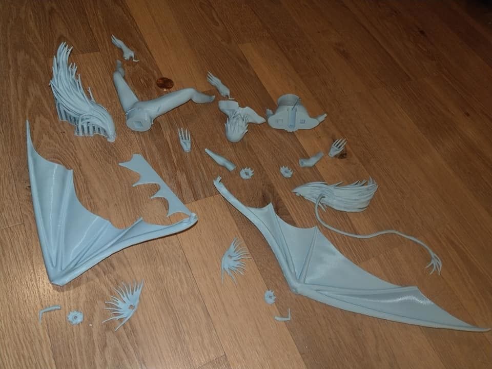 Ulquiorra resurection vs Ichigo Hollow Free 3D print model_9