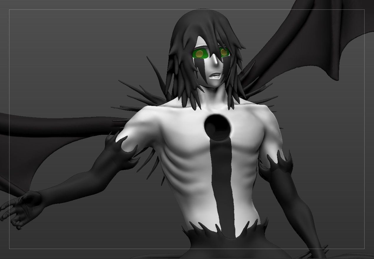 Ulquiorra resurection vs Ichigo Hollow Free 3D print model_2