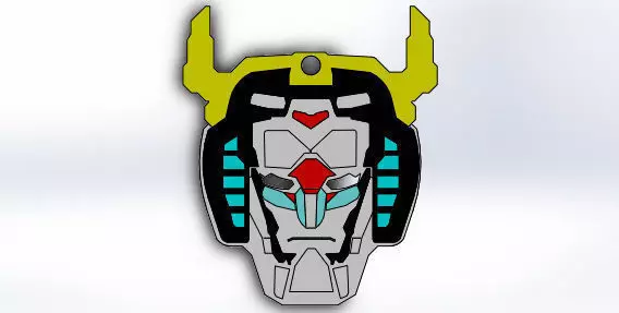 Voltron Medallion Free 3D print model