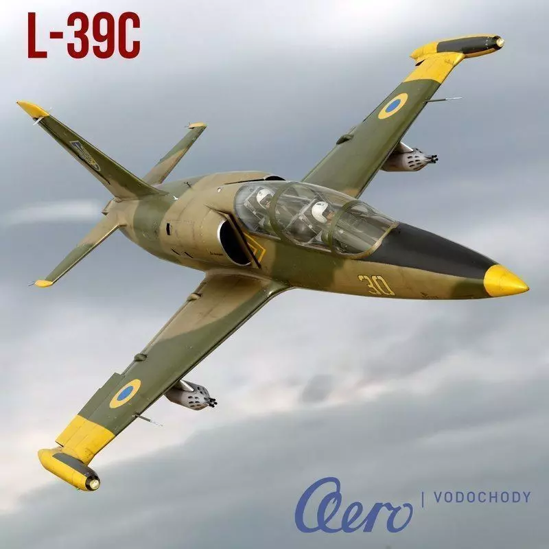 L39 Albatros Low-poly 3D model_0
