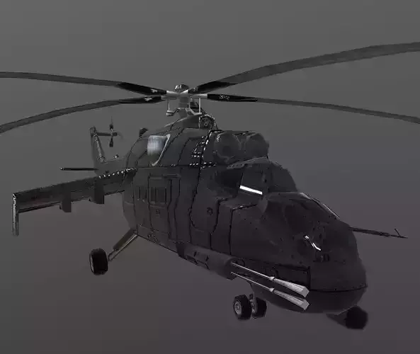 Mi-35 russian military helicopter - russian military helicopter
