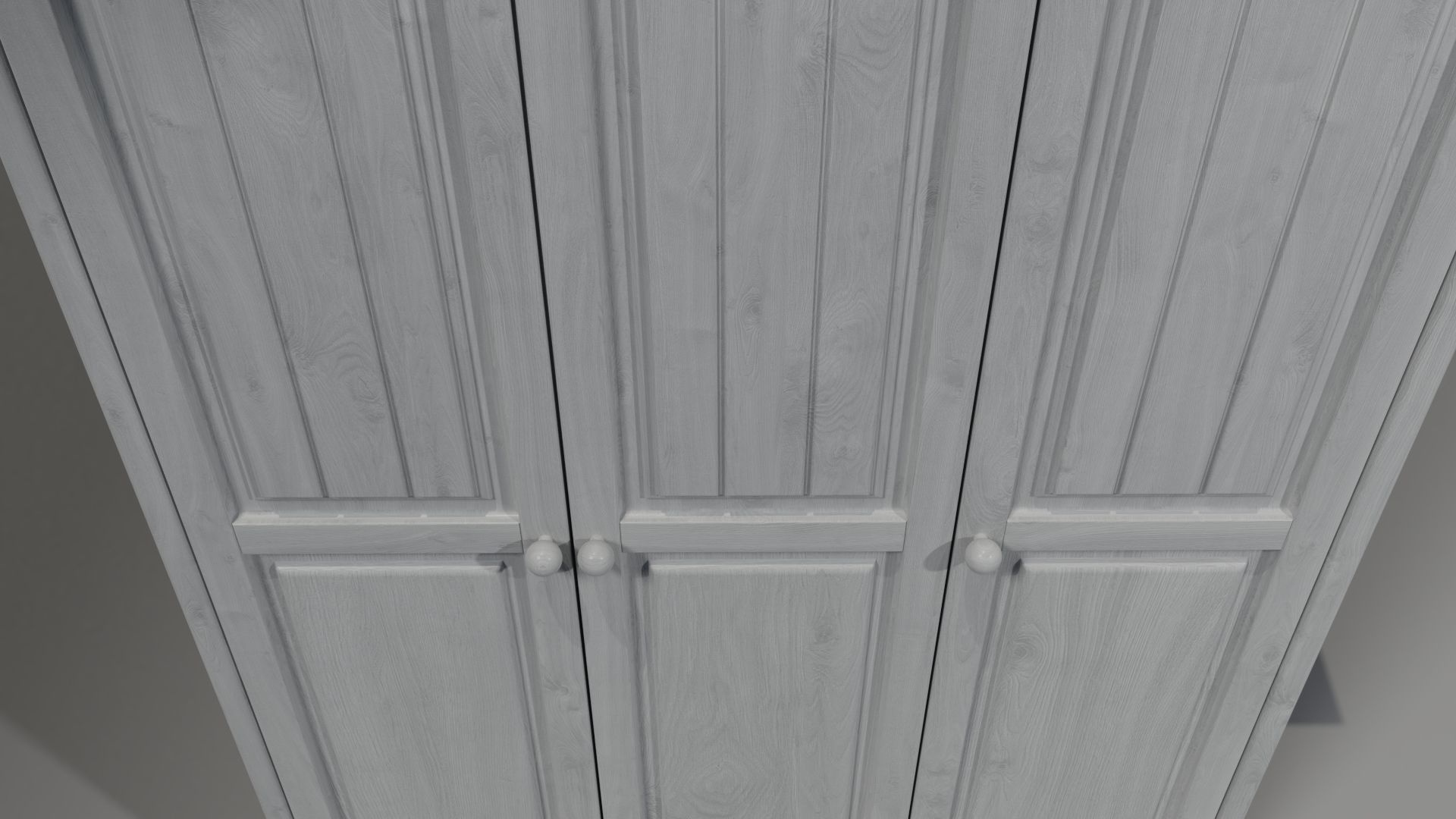 wardrobe wood 3D model_7