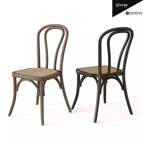 Chair Bell Low-poly 3D model