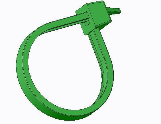 111-02319 Hellermann Cable Ties Polyamide standard T181 3D print model_1