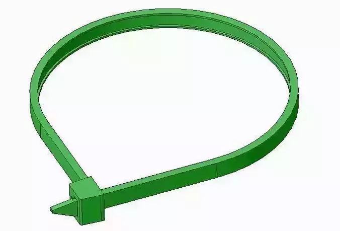 111-02370 Hellermann Cable Ties Polyamide standard T18I 3D print model
