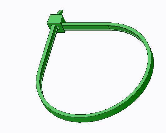 111-02370 Hellermann Cable Ties Polyamide standard T18I 3D print model_1