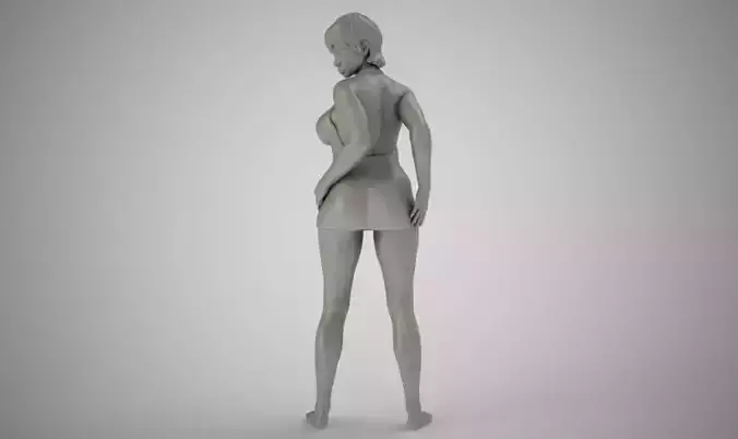 Looking Back 3D print model