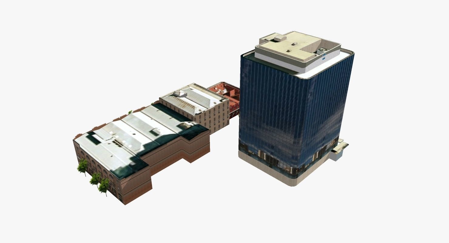 201 Charlotte Street Low-poly 3D model_4