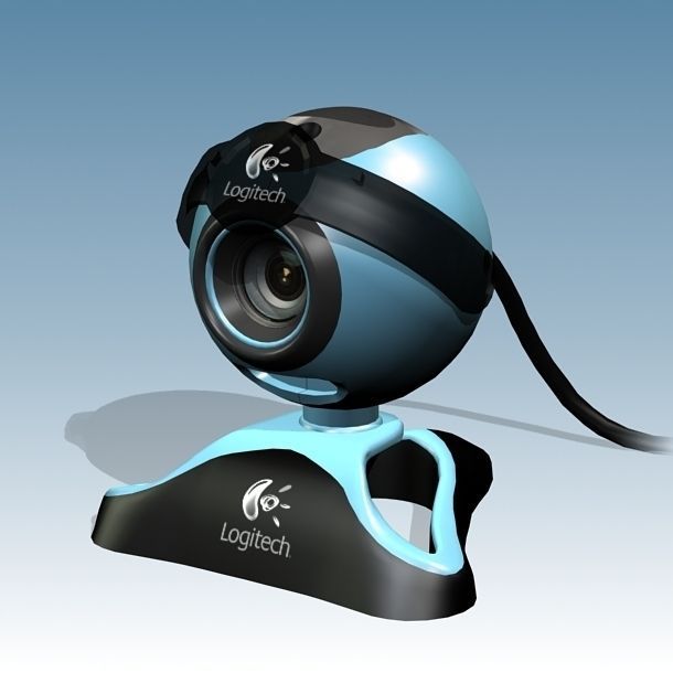 Webcam Logitech 3D model_10