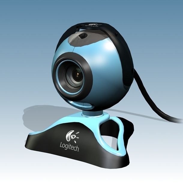 Webcam Logitech 3D model_9
