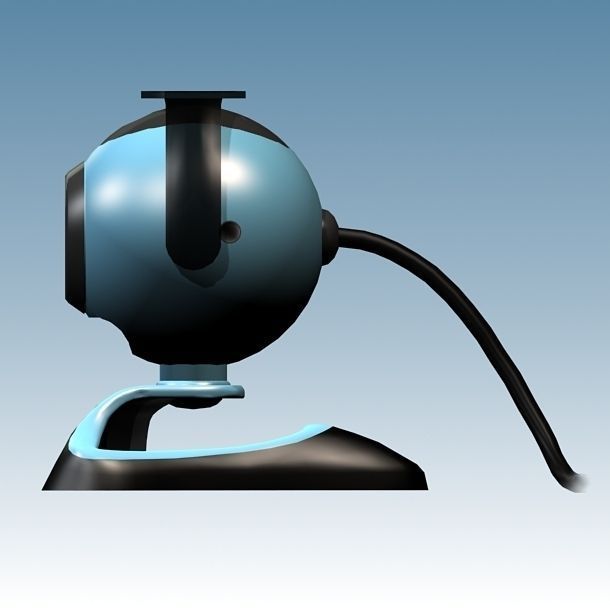 Webcam Logitech 3D model_13