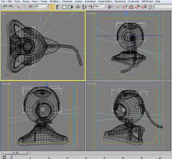 Webcam Logitech 3D model_16