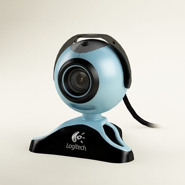 Webcam Logitech 3D model_5
