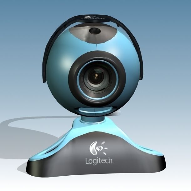 Webcam Logitech 3D model_8