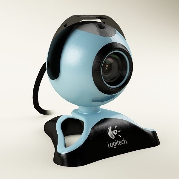 Webcam Logitech 3D model_4
