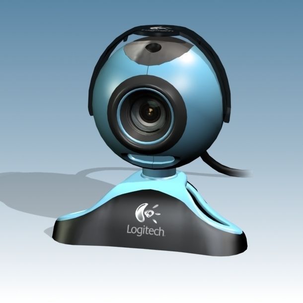 Webcam Logitech 3D model_12