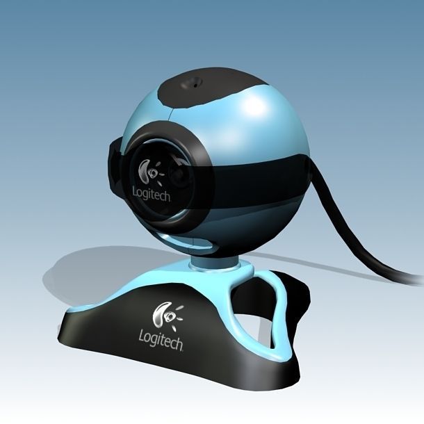 Webcam Logitech 3D model_11