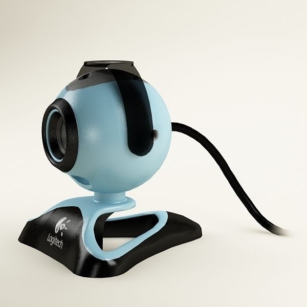 Webcam Logitech 3D model_1