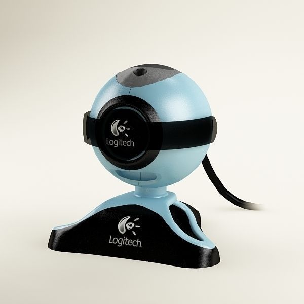 Webcam Logitech 3D model_3