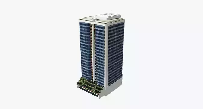 313 Adelaide Street Low-poly 3D model