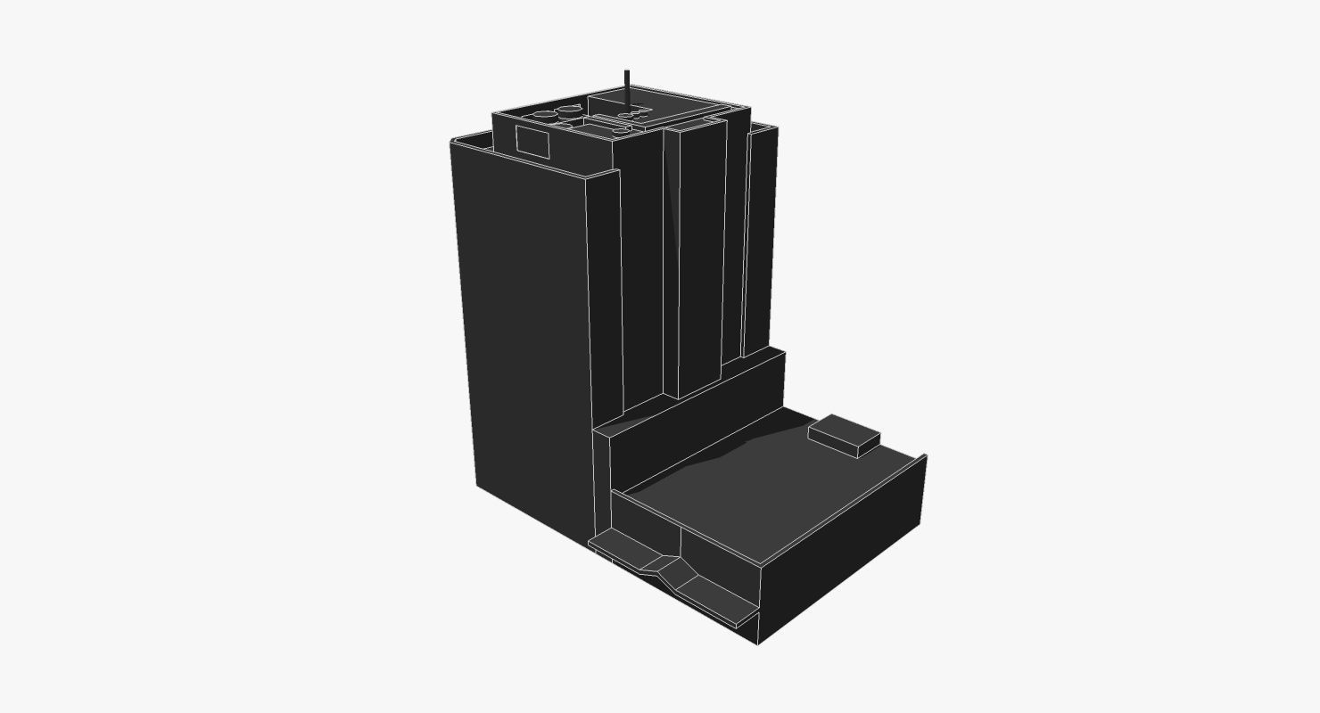 T Center tall building Low-poly 3D model_3