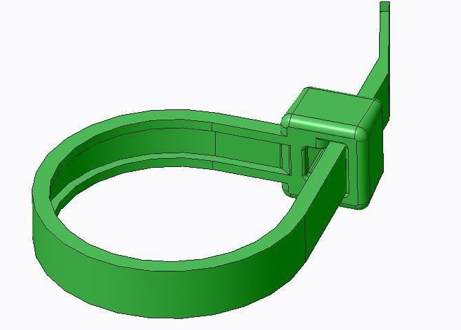 111-05450 Hellermann Cable Ties for temperatures T50L 3D print model_1