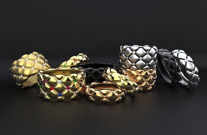 300 models rings Copy Faber-Je  for 3d printing 3D print model