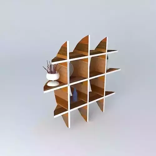 Shelf hemispheric Free 3D model