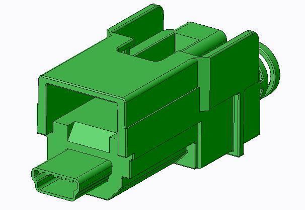 111014-9000 Molex USB connector 3D model 3D printable | CGTrader