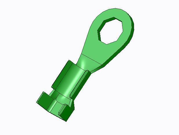 1120601 Eyelet terminal 3D print model_1