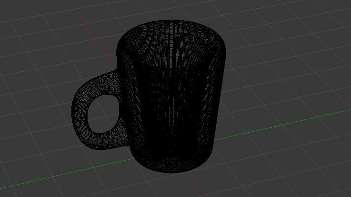 Glass Low-poly 3D model_4