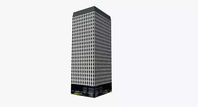300 Adelaide Street Low-poly 3D model