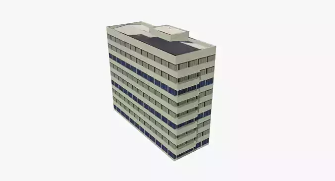183 North Quay Low-poly 3D model