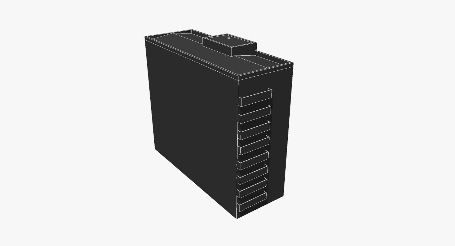 183 North Quay Low-poly 3D model_1