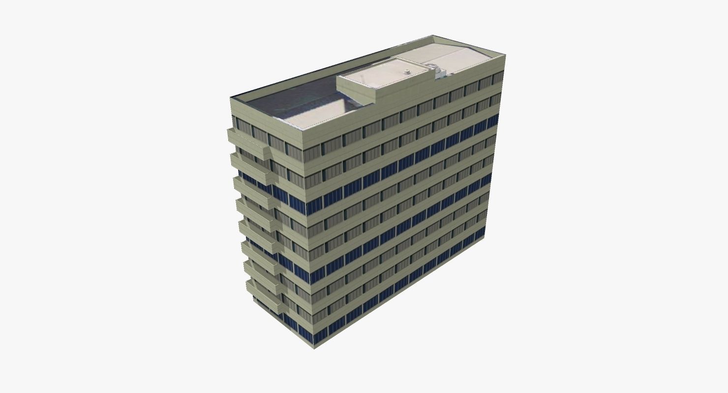 183 North Quay Low-poly 3D model_2