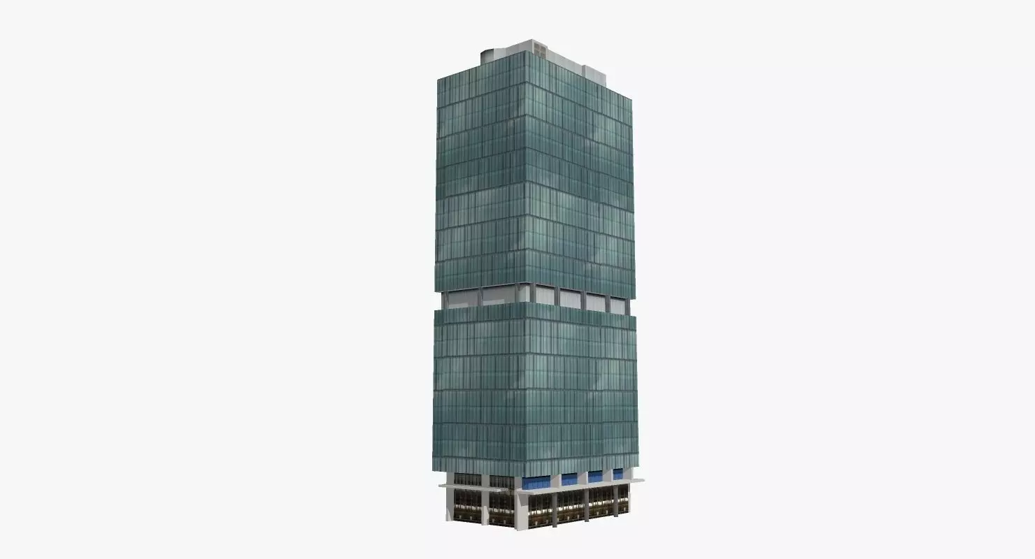 400 George Street Low-poly 3D model_0
