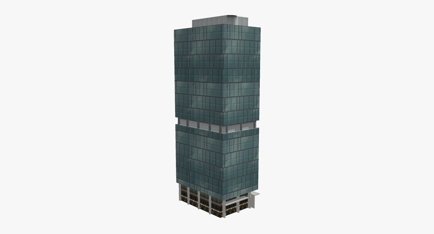 400 George Street Low-poly 3D model_6