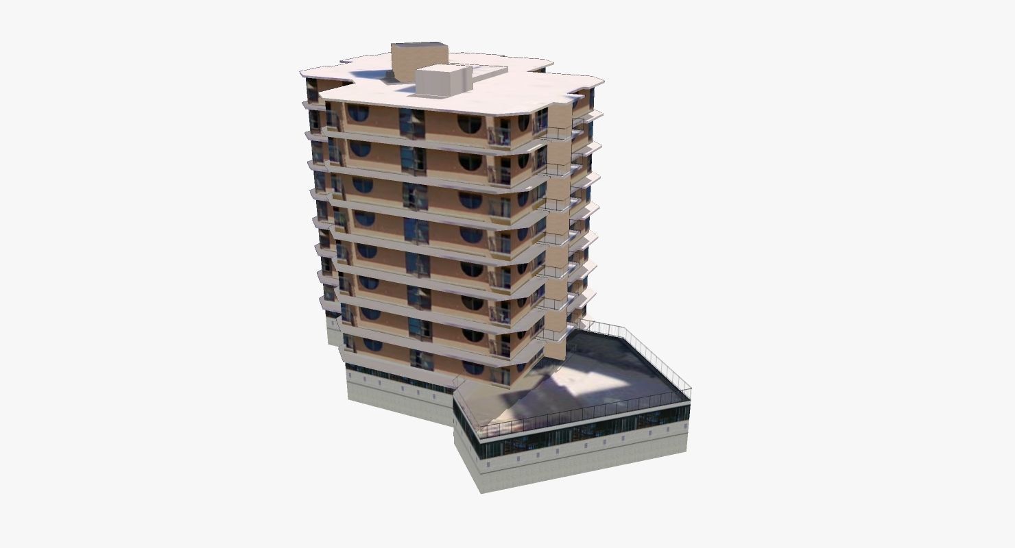 29 George Street Low-poly 3D model_4