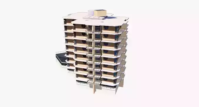 29 George Street Low-poly 3D model