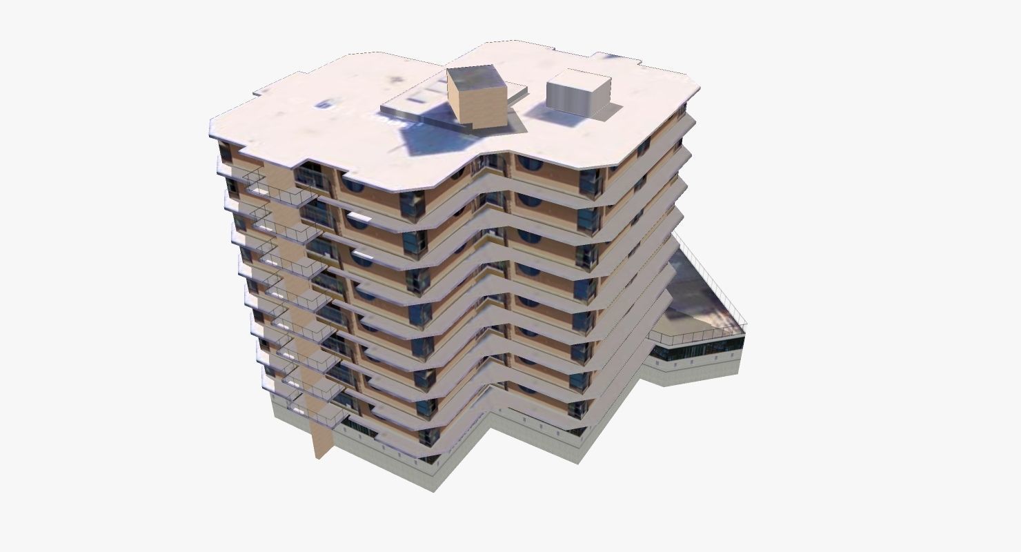 29 George Street Low-poly 3D model_6