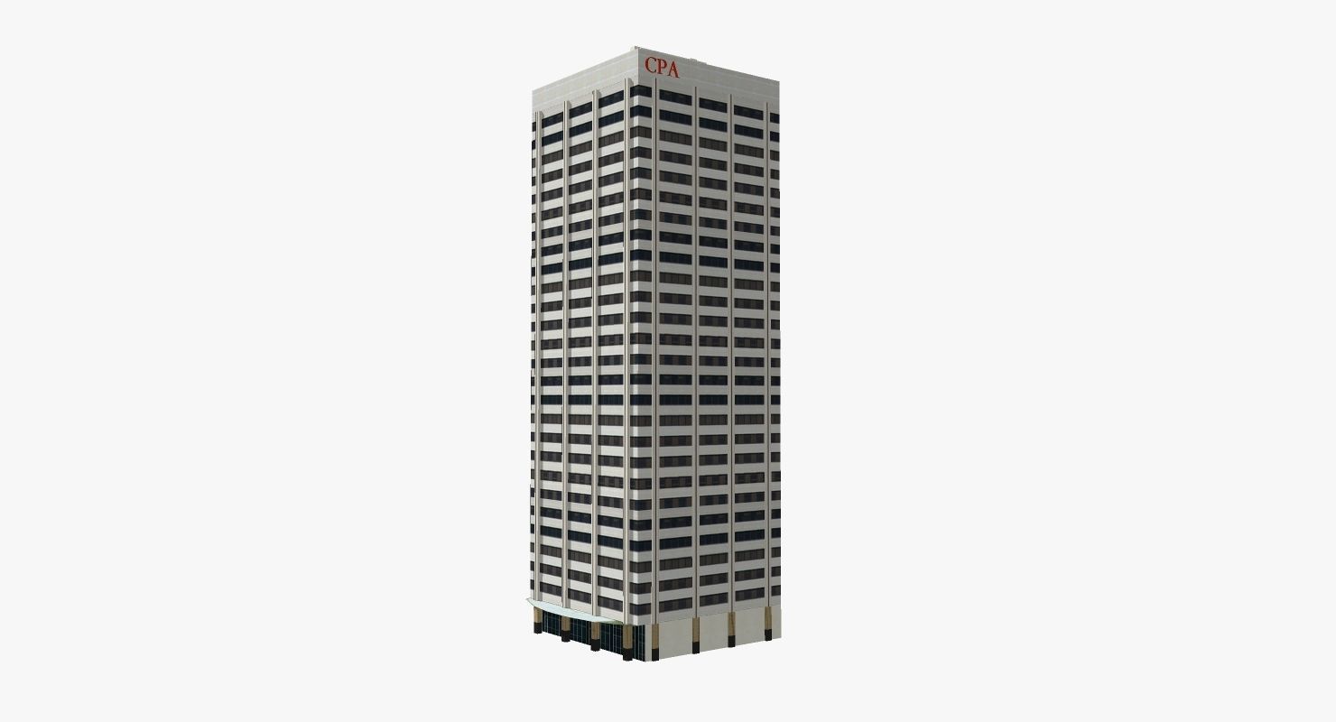 CPA Center Low-poly 3D model_6