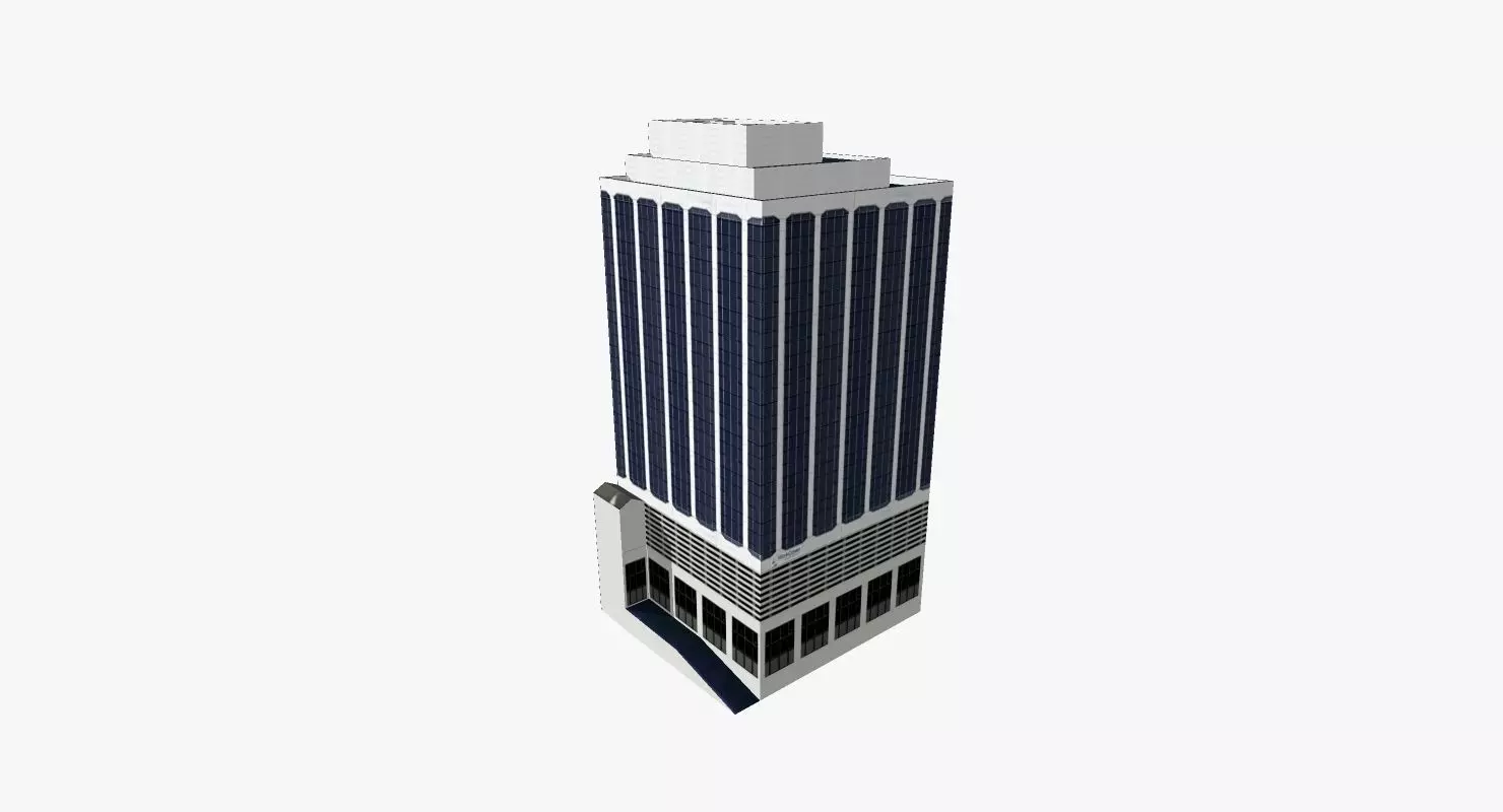 Workcover Queensland Low-poly 3D model_0