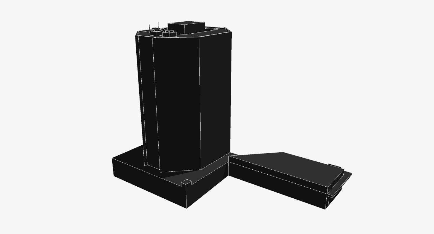 133 Mary Street Low-poly 3D model_7