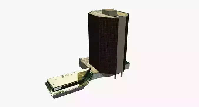133 Mary Street Low-poly 3D model