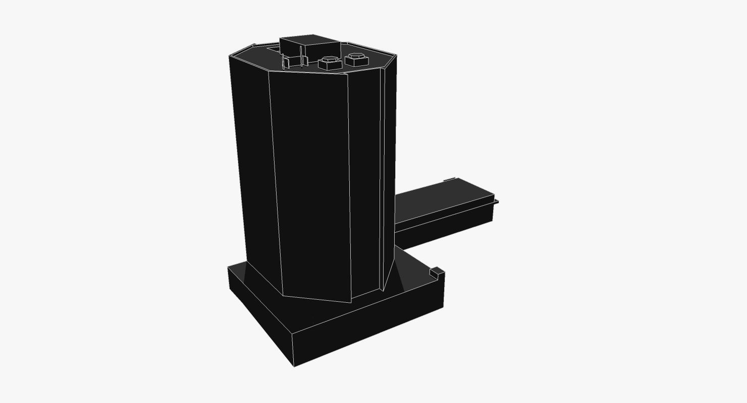 133 Mary Street Low-poly 3D model_5