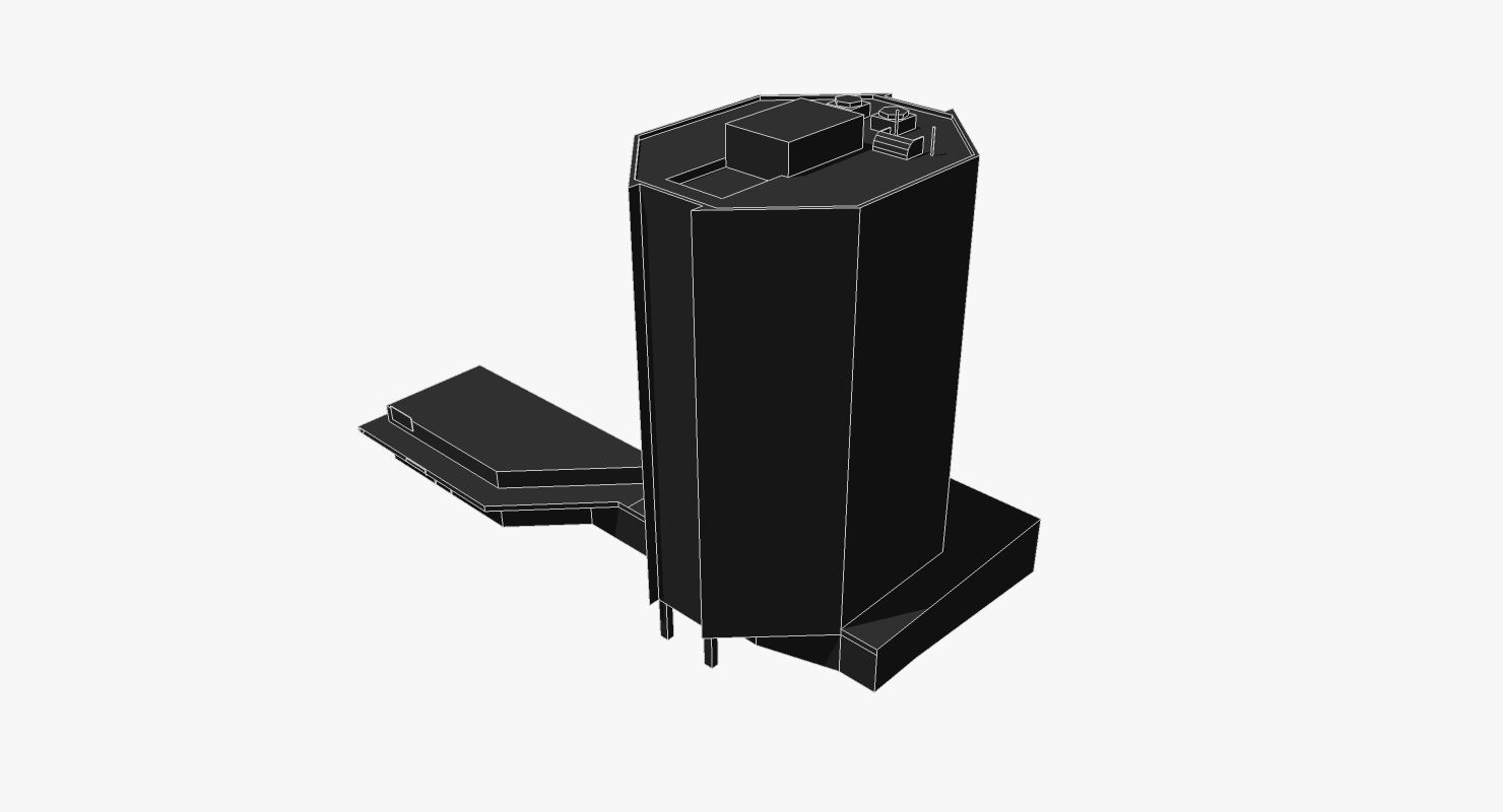 133 Mary Street Low-poly 3D model_3