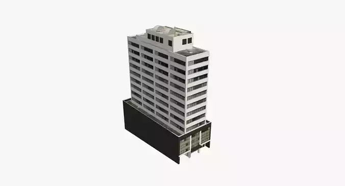 157 Ann Street Low-poly 3D model